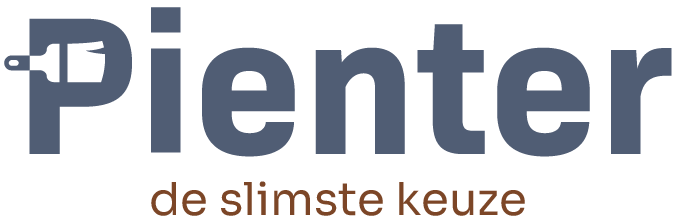 Pienter logo, voor op wit